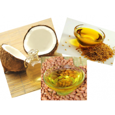 Chekku Oils Combo I - 1 x Groundnut 1L  1 x Gingelly 1L  1 x Coconut 500ml (Premium)